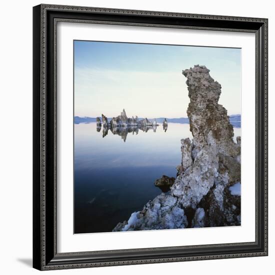 Rock Formations in Mono Lake-Micha Pawlitzki-Framed Photographic Print