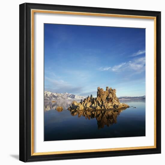 Rock Formations in Mono Lake-Micha Pawlitzki-Framed Photographic Print