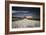 Rock Formations In Monticello, Utah Painted With Light During An On Coming Desert Storm-Dan Holz-Framed Photographic Print