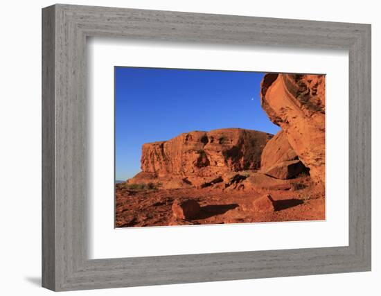 Rock formations in Pioneer Park, St. George, Utah, United States of America, North America-Richard Cummins-Framed Photographic Print