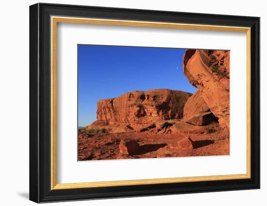 Rock formations in Pioneer Park, St. George, Utah, United States of America, North America-Richard Cummins-Framed Photographic Print