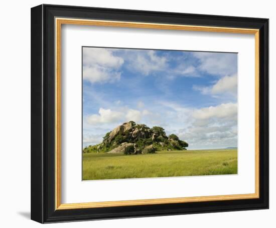 Rock Formations in Serengeti National Park-Bob Krist-Framed Photographic Print
