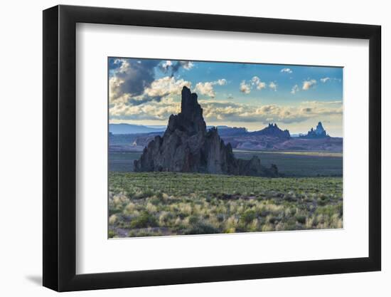 Rock Formations in the Late Daylight Near Monument Valley-Michael Runkel-Framed Photographic Print