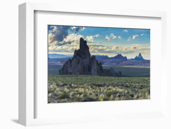 Rock Formations in the Late Daylight Near Monument Valley-Michael Runkel-Framed Photographic Print