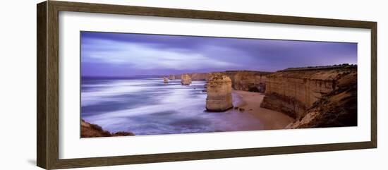 Rock Formations in the Sea, Twelve Apostles Sea Rocks, Great Ocean Road-null-Framed Photographic Print