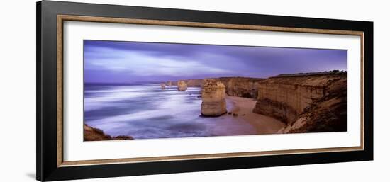 Rock Formations in the Sea, Twelve Apostles Sea Rocks, Great Ocean Road-null-Framed Photographic Print