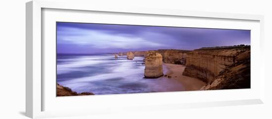 Rock Formations in the Sea, Twelve Apostles Sea Rocks, Great Ocean Road-null-Framed Photographic Print