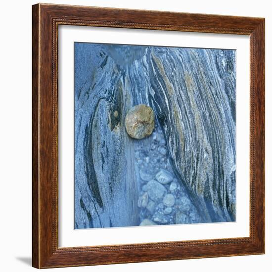 Rock Formations in Verzasca Valley-Micha Pawlitzki-Framed Photographic Print