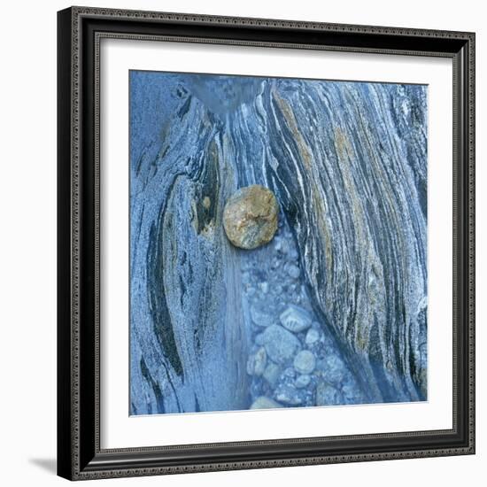 Rock Formations in Verzasca Valley-Micha Pawlitzki-Framed Photographic Print