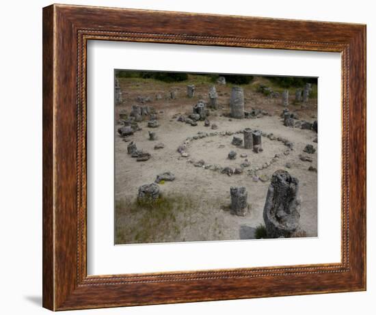 Rock Formations known as the Stone Forest, 50 Million Year Old Tree-Like Stone Columns, Varna, Bulg-Dallas & John Heaton-Framed Photographic Print