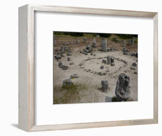 Rock Formations known as the Stone Forest, 50 Million Year Old Tree-Like Stone Columns, Varna, Bulg-Dallas & John Heaton-Framed Photographic Print