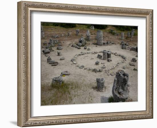 Rock Formations known as the Stone Forest, 50 Million Year Old Tree-Like Stone Columns, Varna, Bulg-Dallas & John Heaton-Framed Photographic Print