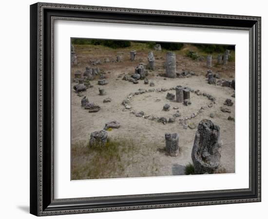 Rock Formations known as the Stone Forest, 50 Million Year Old Tree-Like Stone Columns, Varna, Bulg-Dallas & John Heaton-Framed Photographic Print