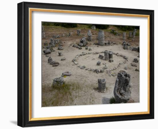 Rock Formations known as the Stone Forest, 50 Million Year Old Tree-Like Stone Columns, Varna, Bulg-Dallas & John Heaton-Framed Photographic Print