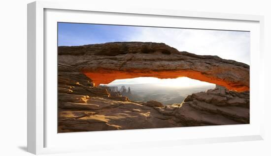 Rock Formations, Mesa Arch, Canyonlands National Park, Utah, USA-null-Framed Photographic Print