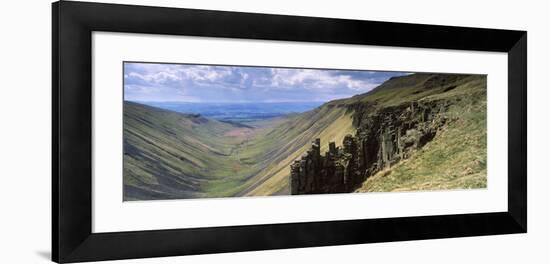 Rock Formations, Nichol Chair, Hup Cup Nick, Dufton, Cumbria, England-null-Framed Photographic Print