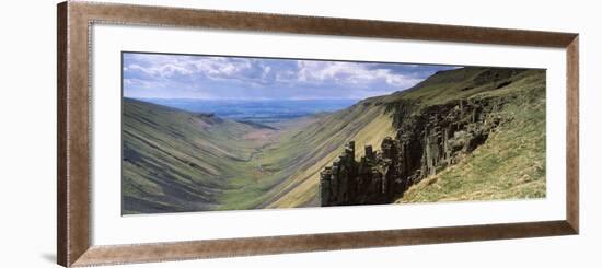 Rock Formations, Nichol Chair, Hup Cup Nick, Dufton, Cumbria, England-null-Framed Photographic Print