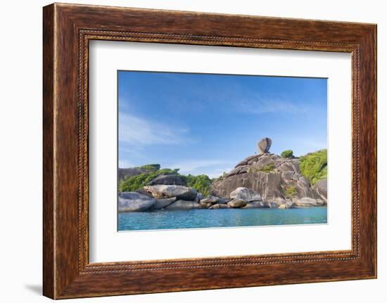 Rock Formations of Ko Similan Beach, Phuket Island, Phuket, Thailand, Southeast Asia, Asia-Andrew Stewart-Framed Photographic Print