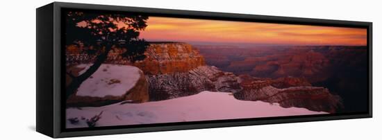 Rock Formations on a Landscape, Grand Canyon National Park, Arizona, USA-null-Framed Premier Image Canvas