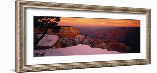 Rock Formations on a Landscape, Grand Canyon National Park, Arizona, USA-null-Framed Photographic Print