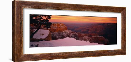 Rock Formations on a Landscape, Grand Canyon National Park, Arizona, USA-null-Framed Photographic Print