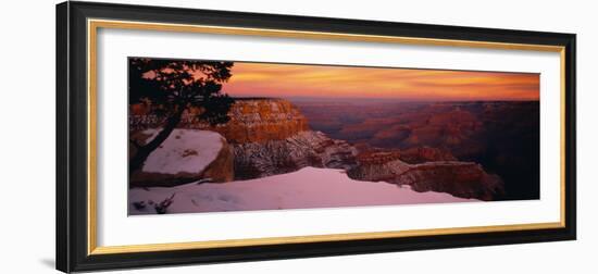 Rock Formations on a Landscape, Grand Canyon National Park, Arizona, USA-null-Framed Photographic Print