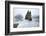 Rock formations on the coast, Cannon Beach, , Pacific Northwest, Oregon, USA-Panoramic Images-Framed Photographic Print