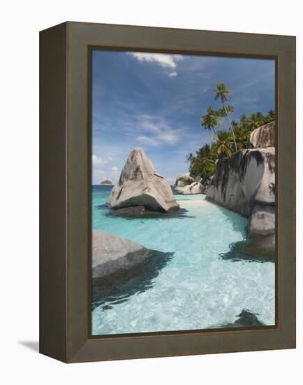 Rock Formations on the Coast, Pulau Dayang Beach, Malaysia-null-Framed Premier Image Canvas