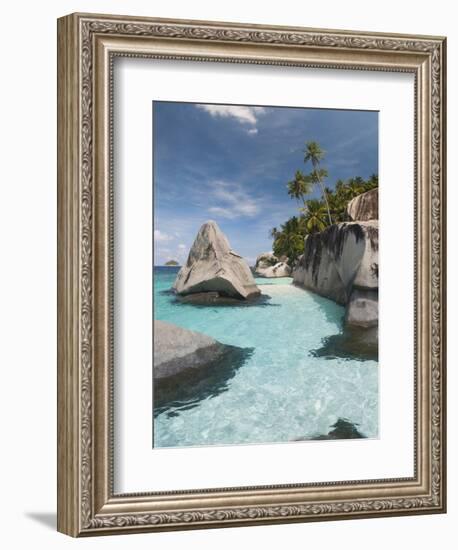 Rock Formations on the Coast, Pulau Dayang Beach, Malaysia-null-Framed Photographic Print