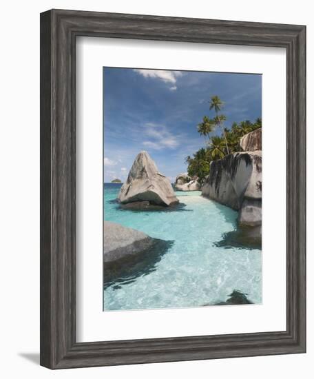 Rock Formations on the Coast, Pulau Dayang Beach, Malaysia-null-Framed Photographic Print