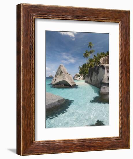 Rock Formations on the Coast, Pulau Dayang Beach, Malaysia-null-Framed Photographic Print