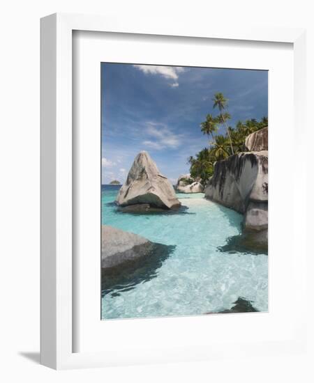 Rock Formations on the Coast, Pulau Dayang Beach, Malaysia-null-Framed Photographic Print