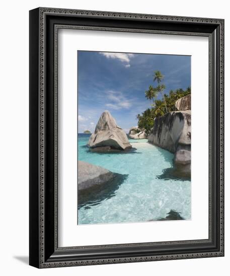 Rock Formations on the Coast, Pulau Dayang Beach, Malaysia-null-Framed Photographic Print