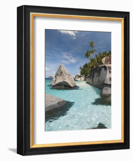 Rock Formations on the Coast, Pulau Dayang Beach, Malaysia-null-Framed Photographic Print