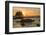 Rock Formations Silhouetted At Sunset On The Pacífic Coast Of Olympic National Park-Inaki Relanzon-Framed Photographic Print