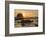 Rock Formations Silhouetted At Sunset On The Pacífic Coast Of Olympic National Park-Inaki Relanzon-Framed Photographic Print