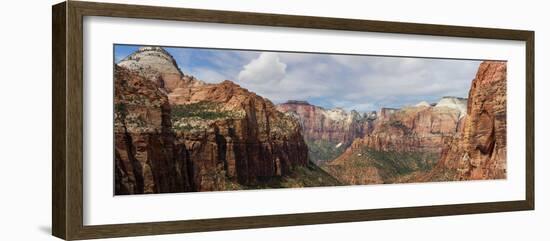 Rock Formations, Zion National Park, Nevada, USA-null-Framed Photographic Print