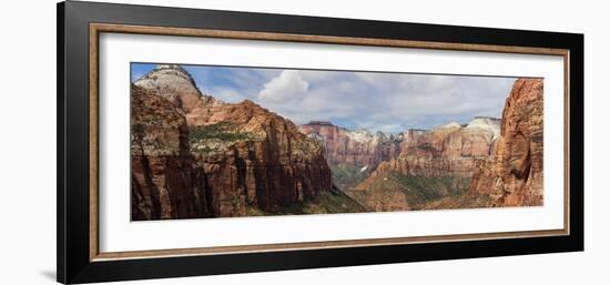 Rock Formations, Zion National Park, Nevada, USA-null-Framed Photographic Print