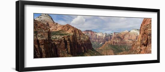 Rock Formations, Zion National Park, Nevada, USA-null-Framed Photographic Print