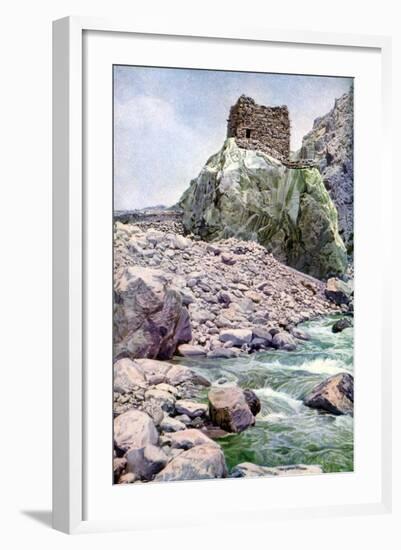 Rock Fortress, Afghan Border, C1924-null-Framed Giclee Print