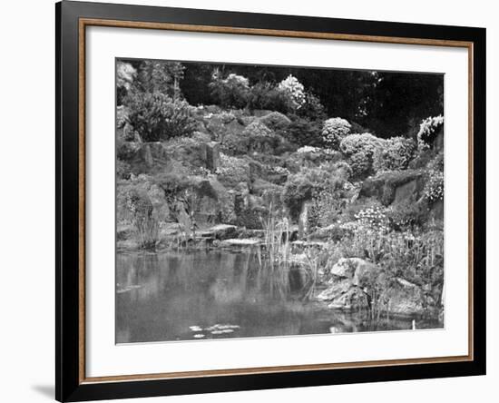 Rock Garden at Rounton Grange, East Rounton, Yorkshire-null-Framed Photographic Print