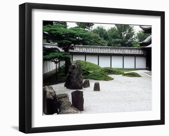 Rock Garden, Tofuku-Ji Temple, Kyoto, Japan-null-Framed Photographic Print