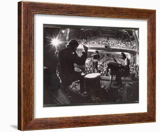 Rock Group "The Doors" Performing at the Fillmore East-Yale Joel-Framed Premium Photographic Print