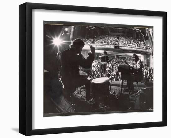Rock Group "The Doors" Performing at the Fillmore East-Yale Joel-Framed Premium Photographic Print