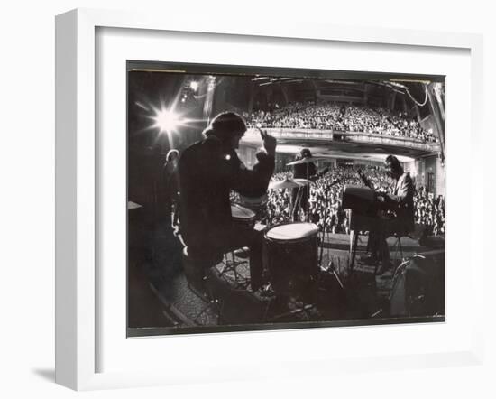 Rock Group "The Doors" Performing at the Fillmore East-Yale Joel-Framed Premium Photographic Print