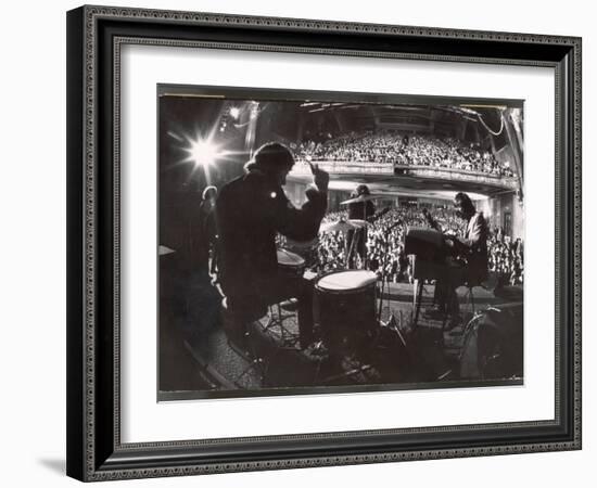 Rock Group "The Doors" Performing at the Fillmore East-Yale Joel-Framed Premium Photographic Print