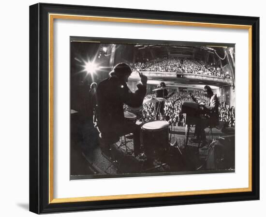 Rock Group "The Doors" Performing at the Fillmore East-Yale Joel-Framed Premium Photographic Print