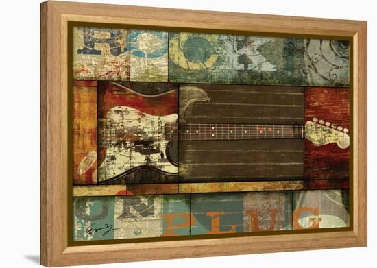 Rock Guitar-Eric Yang-Framed Stretched Canvas