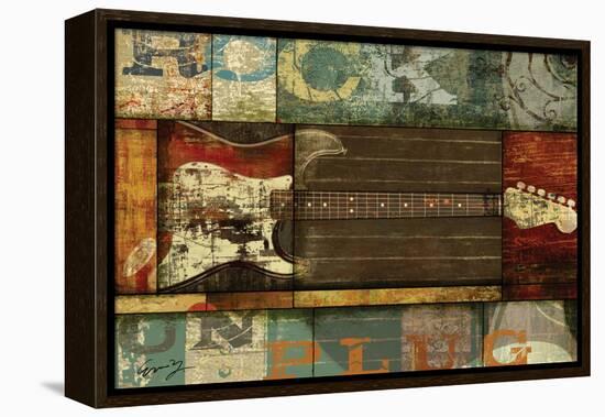 Rock Guitar-Eric Yang-Framed Stretched Canvas