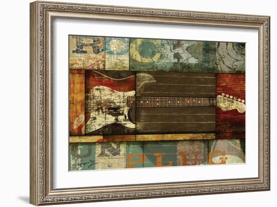 Rock Guitar-Eric Yang-Framed Premium Giclee Print